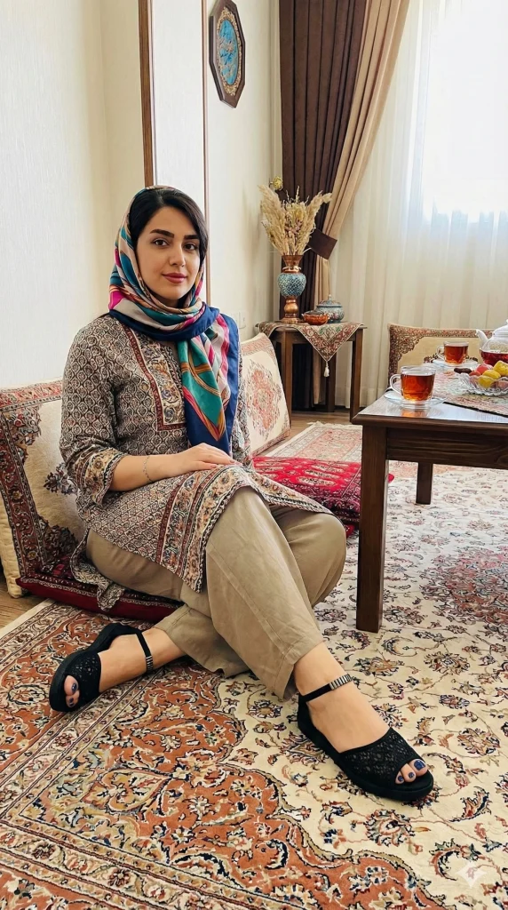 استایل با پاپوش یراق‌دار عنکبوتی